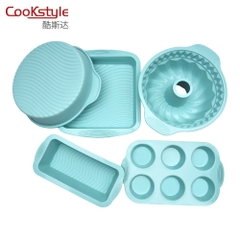 Bộ khuôn làm bánh silicone cao cấp 5 món