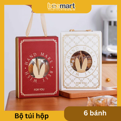 Bộ hộp trung thu 6 bánh nhỏ Best wish (10 bộ)