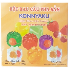 Bột rau câu pha sẵn Konnyaku 140gr