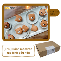 [SNL] Bánh macaron tạo hình gấu nâu