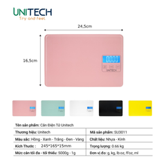 Cân điện tử Unitech SU-3011 (Màu xanh mint)