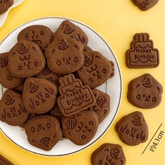 Bánh trang trí gấu nâu Happy Birthday 20g