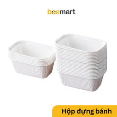 Hộp giấy đựng bánh chữ nhật (nướng được) 11x6,8x4,2cm