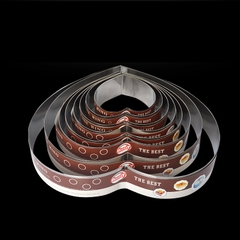 Khuôn ring mousse tim 14cm