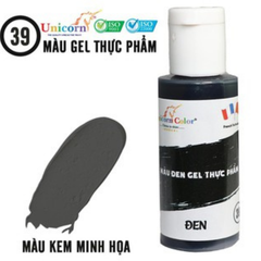 Màu thực phẩm gel đen Unicorn Color 28g