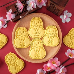 Set 9 khuôn cookie Túi Rồng may mắn