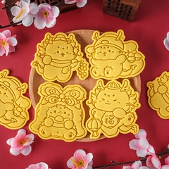 Set 4 khuôn cookie Rồng đáng yêu