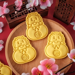 Set 9 khuôn cookie Túi Rồng may mắn