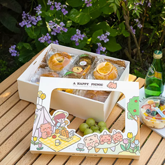 Hộp đựng đồ picnic Happy 32,5x25x9cm (2 bộ)