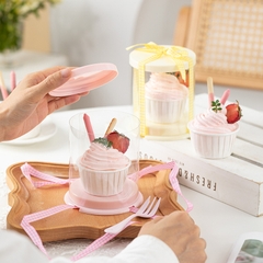 Hộp mica đựng cupcake 1 bánh 11x9cm