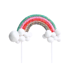Que cắm cầu vồng lấp lánh 14cm