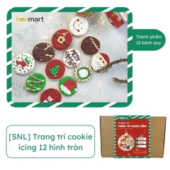 [SNL] Cookies icing Noel 12 hình tròn