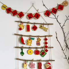 Set đồ gỗ treo Tết 2 ( An Khang, May mắn)