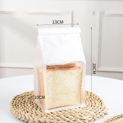 Túi zip đựng bánh mì sandwich trắng khổ dọc (10c)