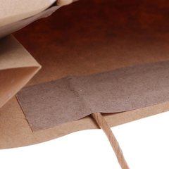 Túi giấy Kraft đựng quà họa tiết Tuần lộc (kèm dây tag)