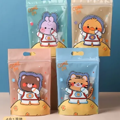 Túi zip hình phi hành gia (10c)