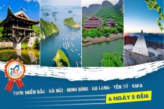 Tour Miền Bắc - Hà Nội - Ninh Bình - Hạ Long - Sapa 6 Ngày 5 Đêm