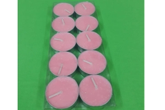 Vỉ giấy 10 viên Tealight hồng