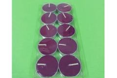 Vỉ giấy 10 viên Tealight tím