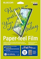 Miếng dán màn hình iPad Pro 12.9inches (2018 / 2020) Elecom TB-A18LFLAPLL-W. Loại nhám vừa chuyên cho Ghi Chú - Viết, Vẽ cơ bản