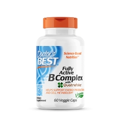 Doctor's Best Fully Active B Complex with Quatrefolic, 60 Veggie Caps