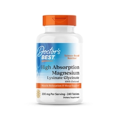 Doctor's Best High Absorption Magnesium, 240 Tablets