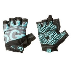 Găng tay tập gym nữ Women's Go Grip Training Gloves - Teal/Black