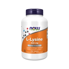 NOW L-Lysine Supports Collagen Synthensis & Healthy Immune Function