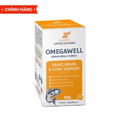 Z Nutrition Omegawell, Premium Omega-3 Formula, 60 Softgels