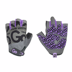 Găng tay tập gym nữ Women's Go Grip Training Gloves - Purple/Gray