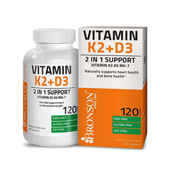 Bronson Vitamin K2 + D3, Vitamin K2 as MK-7