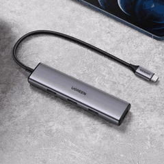 Ugreen4-trong-1: Cổng Chuyển USB-C Sang 4*USB 3.0  Ugreen 20841