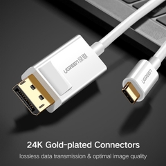 Cáp USB Type C to Displayport 1.5M Ugreen - Model 40420