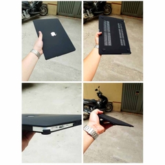 Combo Ốp Macbook Kèm Phủ Phím Màu Đen