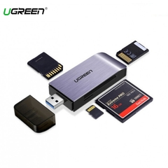 Đầu Đọc Thẻ Nhớ USB 3.0 Ugreen, Hỗ Trợ TF, SD, CF, MS - Model 50541
