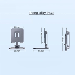 Giá Đỡ Di Động Xoay 180 Độ Hợp Kim Nhôm (U19)