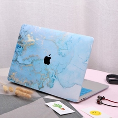 Ốp Macbook In Hình Vân Đá Xanh (C231)