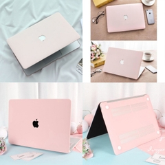 Combo Ốp Macbook Kèm Phủ Phím Màu Hồng Pastel