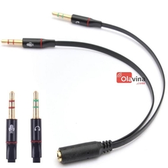 Cáp gộp audio và micro 3.5 mm