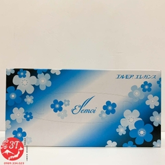 Giấy ăn 2 lớp Ellemoi nội địa Nhật Bản 200 tờ (400 tờ đơn) Giấy ăn 2 lớp Ellemoi nội địa Nhật Bản 200 tờ (400 tờ đơn)