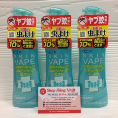 Xịt chống muỗi và côn trùng màu xanh Skin Vape Nhật Bản Xịt chống muỗi và côn trùng màu xanh Skin Vape Nhật Bản