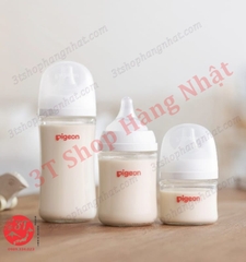 Bình sữa nhựa Pigeon cổ rộng 240ml hộp giấy