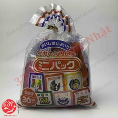 [Bịch 30 gói] Gia vị rắc cơm Furikake Mini Pack 6 vị
