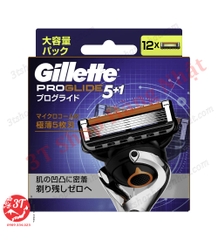 Vỉ 12 lưỡi dao Gillette ProGlide 5+1