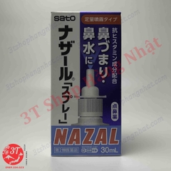 Xịt xoang NAZAL Sato Nhật Bản Xịt xoang NAZAL Sato Nhật Bản