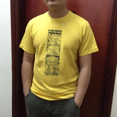 Áo phông nam Tshirt vàng sz M