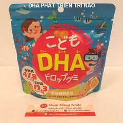 Viên kẹo dẻo DHA trẻ em Unimat Nhật Bản