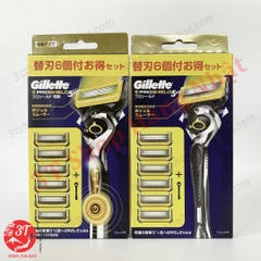 [Hộp 1+6] Dao Cạo Râu Gillette Fusion 5+1 – Nhật Bản
