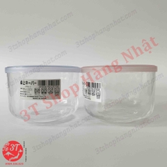 Hộp thủy tinh tròn có nắp đậy 420ml Hộp thủy tinh tròn có nắp đậy 420ml