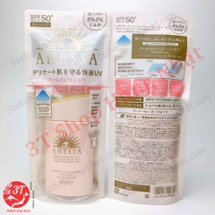 Kem chống nắng ANESSA màu vàng mild milk cho da nhạy cảm Kem chống nắng ANESSA màu vàng mild milk cho da nhạy cảm